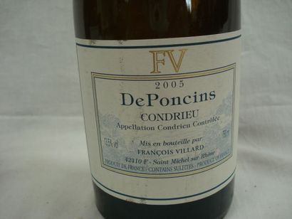 null 2 bouteilles de Condrieu de Poncins, Domaine Villard, 2005