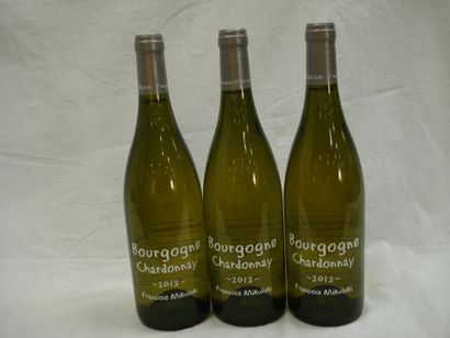 null 3 bouteilles de Bourgogne Chardonnay, domaine Mikulski, 2012