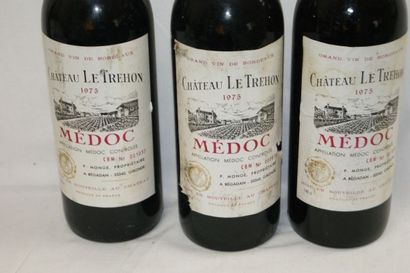 null 3 Magnums de Medoc Chateau le Trehon , 1975. Es et Lb