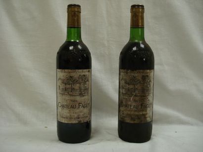 null 2 bouteilles de Saint Estèphe, Château Faget, 1983. (LB, etsa)