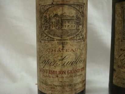 null 2 bouteilles de Saint Emilion, Château Capet Guillier, 1983 (es, LB)