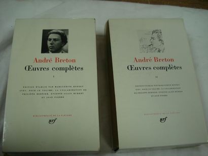 null LA PLEIADE, André BRETON "Oeuvres complètes" tome 1 (1988) et 2 (1992).