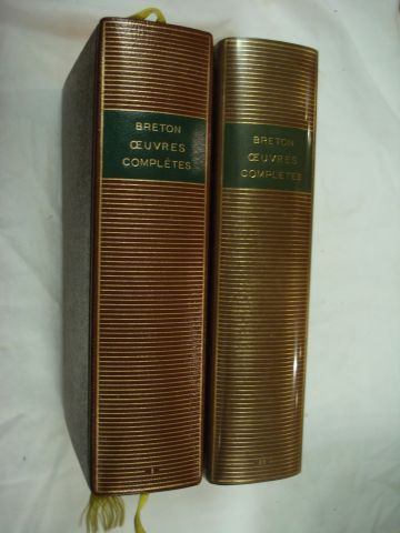 null LA PLEIADE, André BRETON "Oeuvres complètes" tome 1 (1988) et 2 (1992).