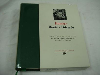 null LA PLEIADE, Homère "Illiade-Odyssée", 1955.