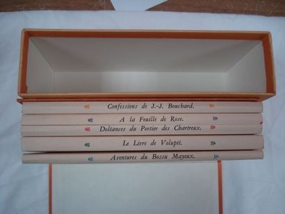 null "L'Ecrin secret du bibliophile", contenant : "Douze aventures du Bossu Mayeux...