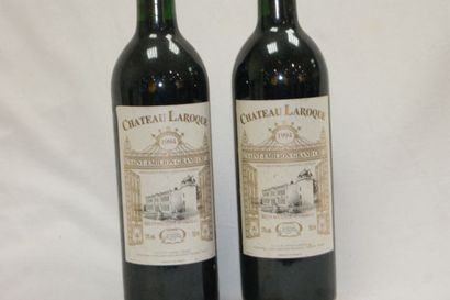 null 2 bouteilles de Saint Emilion, Château Laroque, 1994.