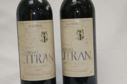 null 2 bouteilles de Haut Médoc, Château Citran, 1997.