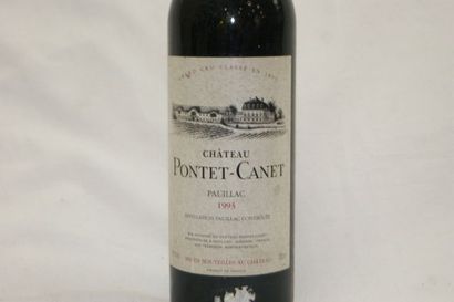 null 1 bouteille de Pauillac, Pontet Canet, 1993.