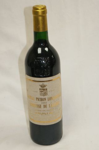 null 1 bouteille de Pauillac, Château Pichon Longueville, Comtesse de Lalande, 1993...