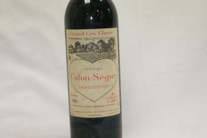 null 1 bouteille de Saint Estèphe, Château Calon Ségur, 1985. (LB)