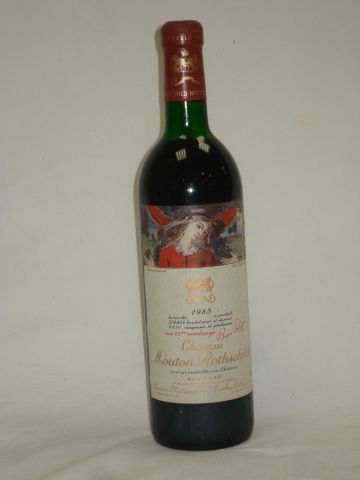 null 1 bouteille de Pauillac, Mouton Rothschild, 1985 (LB)