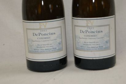 null 2 bouteilles de Condrieu de Poncins , domaine Villard , 2005