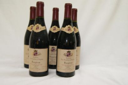 null 5 bouteilles de faugères Cuvées Les Bastides , domaine Alquier , 2003