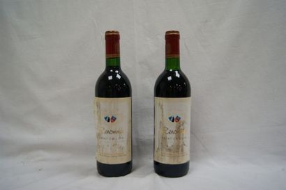 null 2 bouteilles de Saint- Emilion Renommée, 1991 . Es