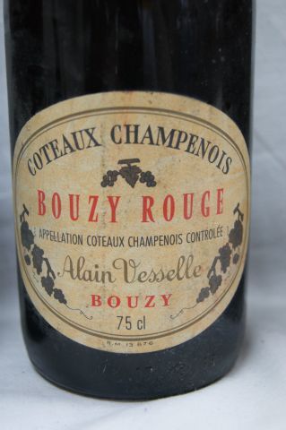 null 6 bouteilles de Coteaux Champenois Bouzy Rouge. Lb et esa