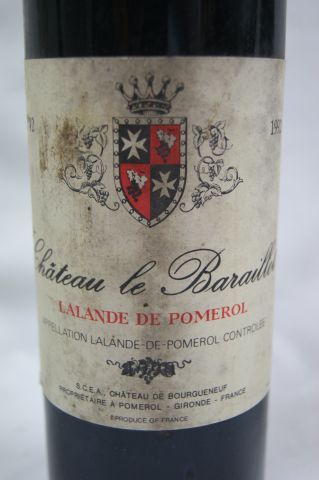 null 2 Bouteilles de Lalande de pomerol Chateau le Baraillot, 1992 ( une bouteille...