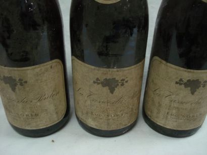 null 3 bouteilles de Pinot La Tassée du Pelon , 1983. Lb et Esa