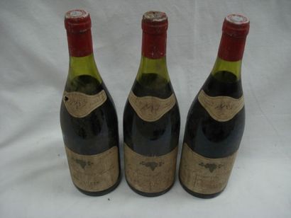 null 3 bouteilles de Pinot La Tassée du Pelon , 1983. Lb et Esa