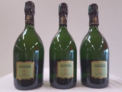 null 3	 bouteilles de Champagne Jeeper Brut, Grand Assemblage