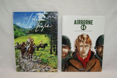 null Lot de 2 bandes dessinnées : Airbone, casterman / Le fils de l'Aigle, Telom...