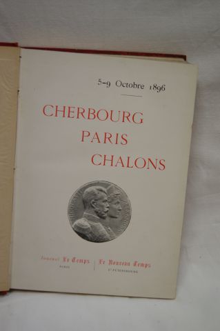 null "Cherboug-Paris-Châlons" Paris, Journal "Le Temps" 5 et 9 octobre 1896.