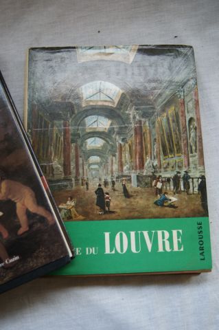 null Lot de 2 livres sur le Louvre.