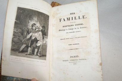null Madame GUIZOT " Une famille" 2 Volumes , 1833