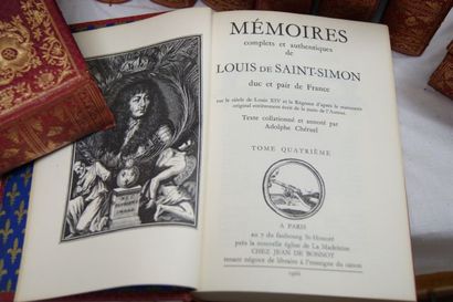 null Jean de BONNOT : Saint Simon "Mémoires" 1967. 20 volumes (certains abîmés)