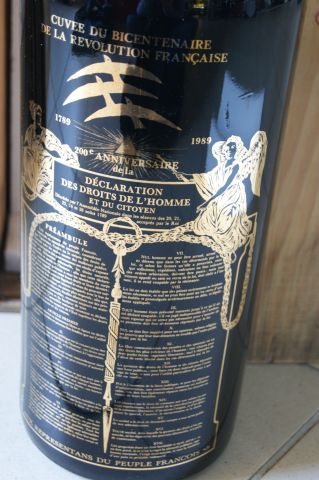 null Mathusalem (6 litres) de Bordeaux supérieur, cuvée du Bicentenaire de la Révolution...