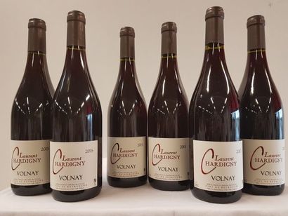 null 6	 bouteilles de Bourgogne Rouge, Volnay, Domaine Laurent Chardigny, 2015