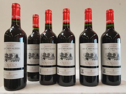 null 6	 bouteilles de Château des Chevaliers, Grande Réserve, Bordeaux, Vignobles...