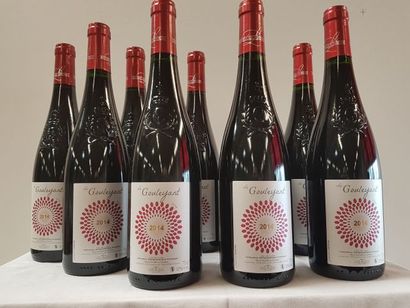 null 9	 bouteilles de Vin de Loire Rouge, Vignobles Morin, 2014