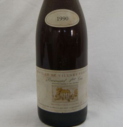 null 1 bouteille de Pommard, 1er Cru, Château de Villars Fontaine, 1990.