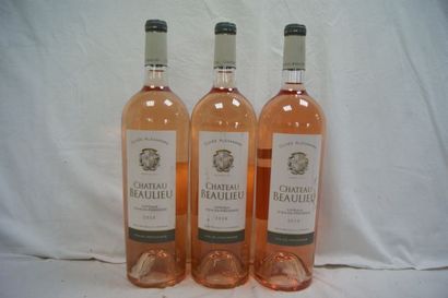 null 3 Magnums de rosé, Côteaux d'Aix-en-Provence, Château Beaulieu, 2016.