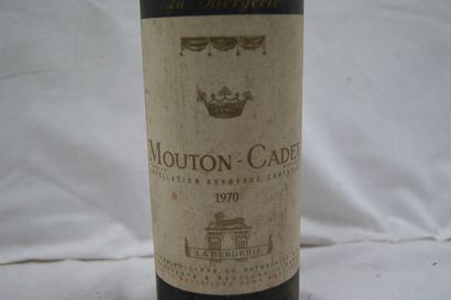 null 1 bouteille de Mouton Cadet, La Bergerie, 1970 (els,LB)