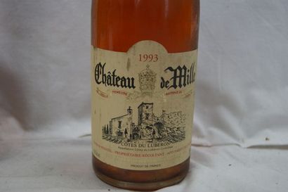 null 2 bouteilles de Château de Mille, Côtes du Luberon, 1993. (1LB)