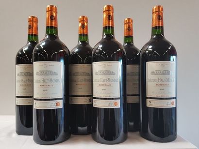 null 6 Magnums de Château Haut Mondain, Bordeaux, Récoltant Charles Yung & fils,...