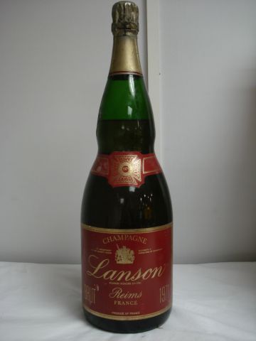 null 1 Magnum de champagne Lanson , 1971. lb