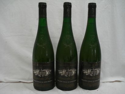 null 3 bouteilles de Côteaux du Layon, 1989.
