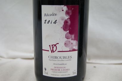 null 2 bouteilles de Chiroubles, 2014, domaine du Pressoir aux dames.