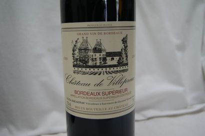 null 6 bouteilles de Château de Villepreux, 1999.