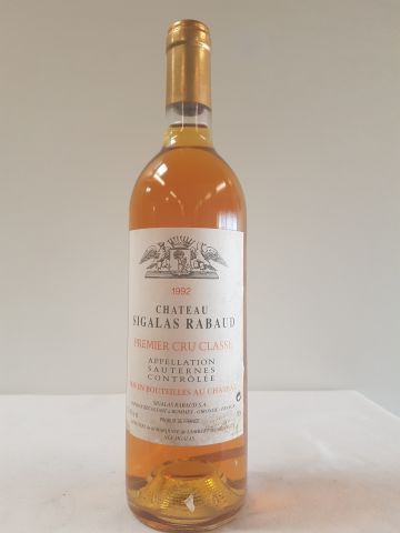 null 1 bouteille de Château Sigalas Rabaud, 1er Cru Classé, Sauternes, 1992