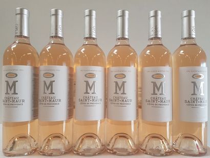 null 6 bouteilles de Château Saint Maur, Cru Classé de Provence, 2015 (Château blotti...