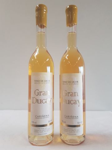 null 2 bouteilles de vin de liqueur, Moscatel de Alejandria, Gran Ducay, 15 % vol....