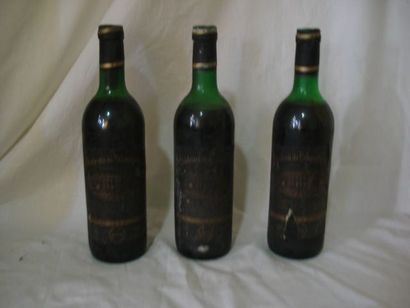 null 3 bouteilles de Château du Palenquey, 1978 (ea, LB et B)