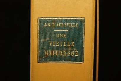null Barbey d'Aurevilly "Une Vieille maîtresse" Paris, Carteret, 1927. Sous embo...