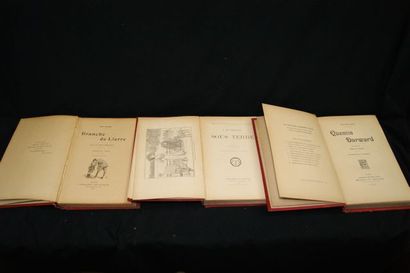 null Lot de 3 livres : Walter Scott, A. de Geriolles, Henri Fleury. (reliures ab...