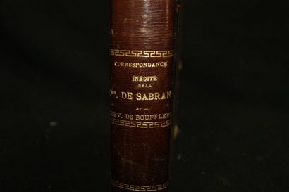 null De Magneux et Henri Prat "Correspondances inédites de la comtesse de Sabran...