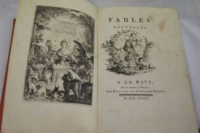 null DORAT "Fables et nouvelles" La Haye, Delalain, 1773. (usures à la reliure)