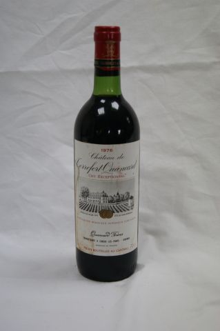 null 1 bouteille de Bordeaux, Château de Terrefort-Quancard, 1976 (LB)